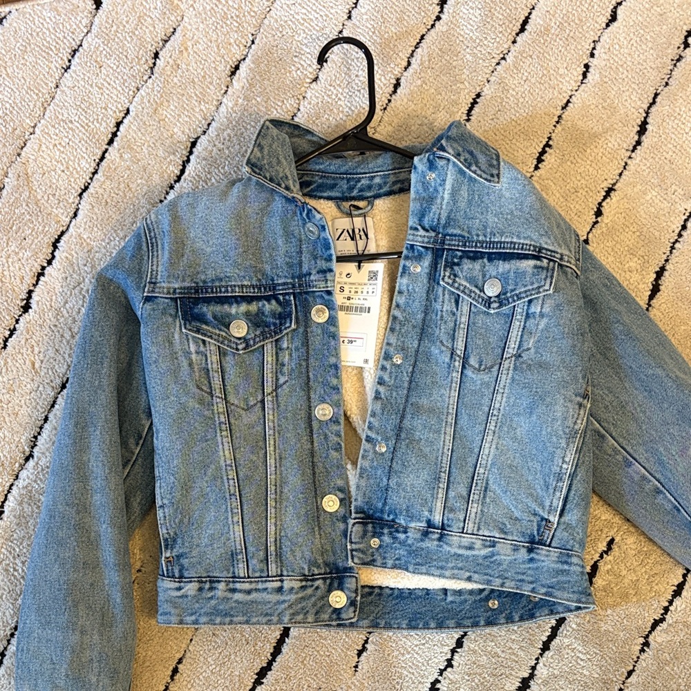 Zara Light Blue Jean Jacket NWT
